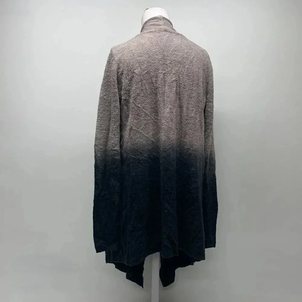 Barefoot Dreams Calypso Wrap Sweater Cardigan Knit Open Front Ombre #436 S / M